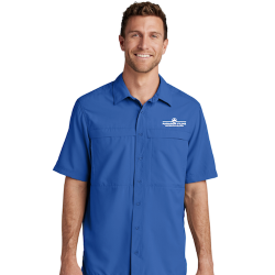 Port Authority Short Sleeve UV Daybreak Shirt (Royal)